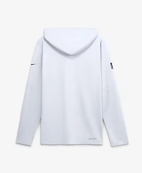 Nike Men's White Minnesota Vikings Sideline Alternate Lightweight Long Sleeve Hooded Dri-fit T-Shirt