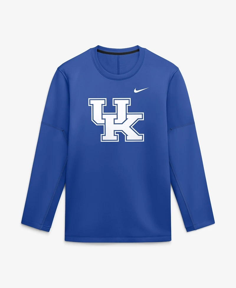 Nike Men's Royal Kentucky Wildcats 2026 Sideline Coaches Therma-fit Long Sleeve Top