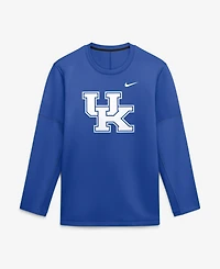 Nike Men's Royal Kentucky Wildcats 2026 Sideline Coaches Therma-fit Long Sleeve Top
