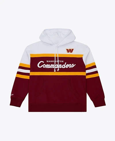 Mitchell & Ness Men's Burgundy Washington Commanders Head Coach Hoodie