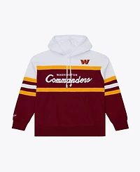 Mitchell & Ness Men's Burgundy Washington Commanders Head Coach Hoodie