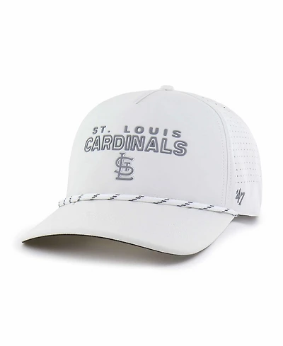 47 Brand Men's White St. Louis Cardinals Forward Vault Hitch Adjustable Hat
