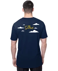 New Era Men's Navy Houston Astros Mlb x Simpsons 2026 Collab Clouds T-Shirt