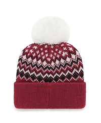 '47 Brand Women's Cardinal Arizona Cardinals Elsa Cuffed Knit Pom Hat