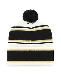 47 Brand Big Boys and Girls White New Orleans Saints Stripling Cuffed Knit Pom Hat