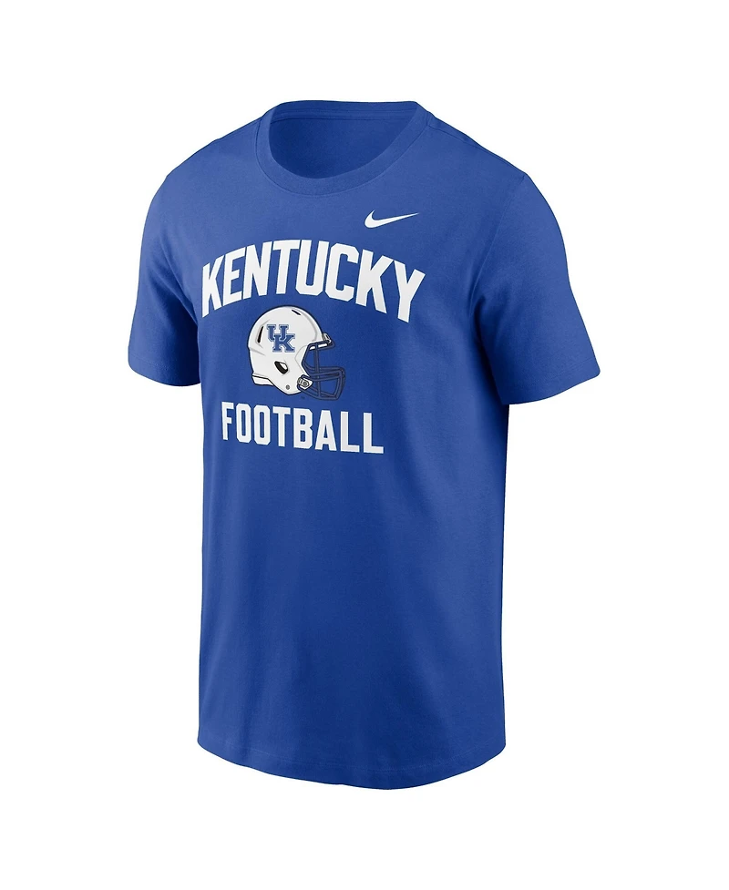 Nike Men's Royal Kentucky Wildcats Campus Football Helmet T-Shirt