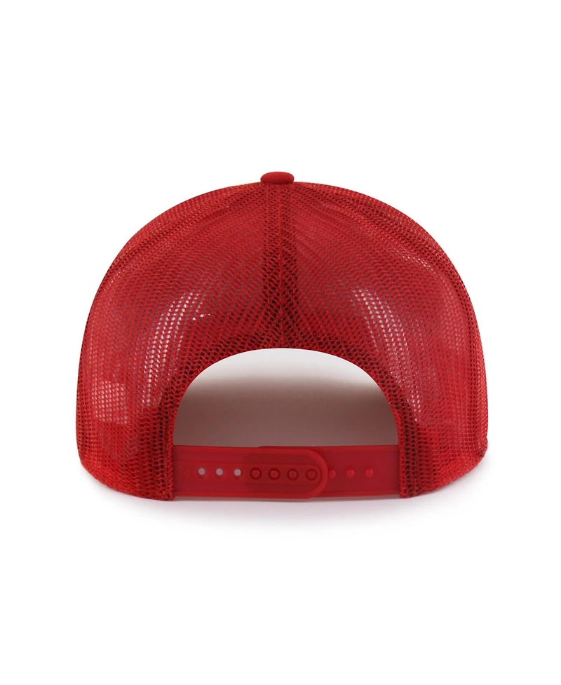 47 Brand Men's Red St. Louis Cardinals Pitstop Trucker Adjustable Hat
