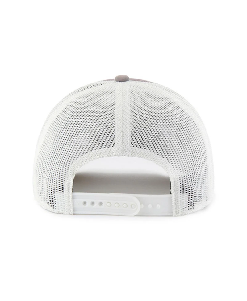 47 Brand Men's Gray/White Chicago White Sox Tide Sweep Rope Trucker Adjustable Hat