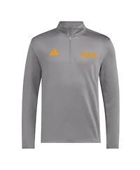 Adidas Men's Gray Tennessee Volunteers Ultimate365 Cozy Quarter-Zip Sweatshirt