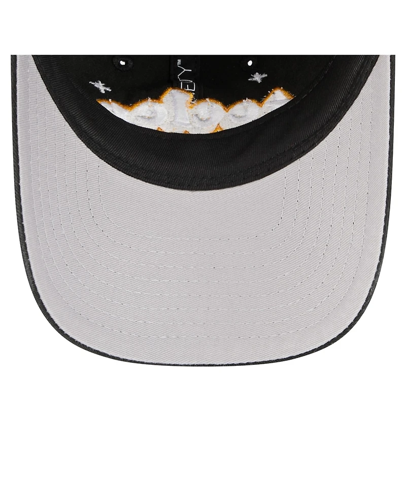 New Era Big Girls Black Pittsburgh Steelers Cheer 9TWENTY Adjustable Hat