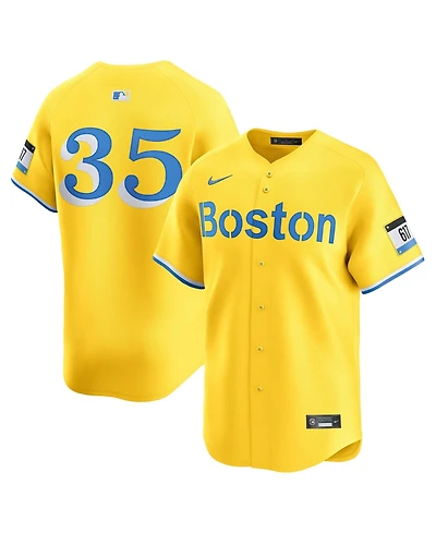 Nike Men's Garrett Crochet Gold Boston Red Sox Alternate Limited Jersey