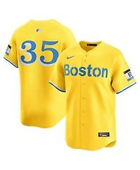 Nike Men's Garrett Crochet Gold Boston Red Sox Alternate Limited Jersey