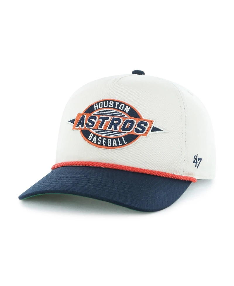 47 Brand Men's Natural Houston Astros Frame Out Hitch Adjustable Hat