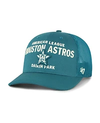 47 Brand Men's Teal Houston Astros Contemporary Hitch Adjustable Trucker Hat