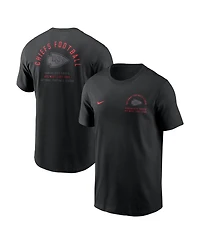 Nike Men's Black Kansas City Chiefs Split Logo T-Shirt