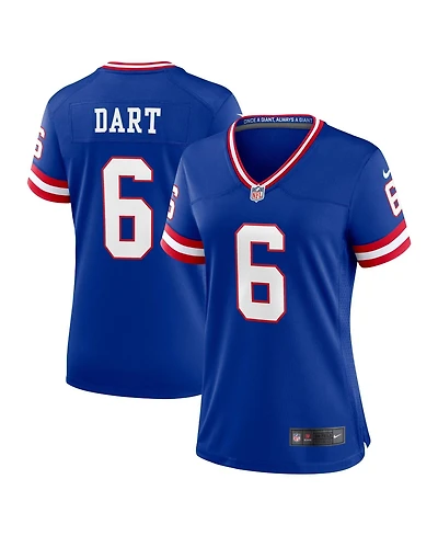 Nike Women's Jaxson Dart Royal New York Giants Alternate 2 Classic Game Jersey