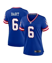 Nike Women's Jaxson Dart Royal New York Giants Alternate 2 Classic Game Jersey