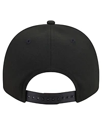 New Era Men's Black Chicago Cubs Motion A-Frame 9FIFTY Snapback Hat