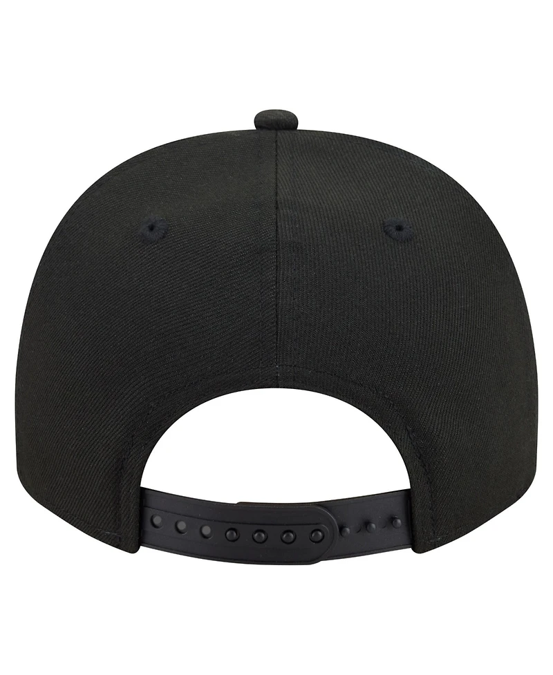 New Era Men's Black Boston Red Sox Motion A-Frame 9FIFTY Snapback Hat