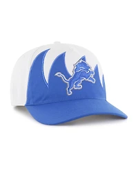 47 Brand Men's White Detroit Lions Jagged Hitch Adjustable Hat