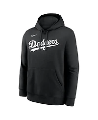 Nike Men's Shohei Ohtani Black Los Angeles Dodgers Player Name Number Club Pullover Hoodie