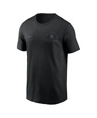 Nike Men's Black Minnesota Vikings Split Logo T-Shirt
