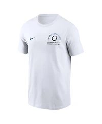 Nike Men's White Indianapolis Colts Split Logo T-Shirt