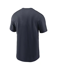 Nike Men's Navy Chicago Bears Rewind Team Spirit Essential Cotton T-Shirt