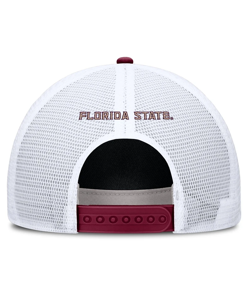 Nike Men's and Women's Garnet Florida State Seminoles 2026 On-Field Gameday Rope Trucker Adjustable Hat
