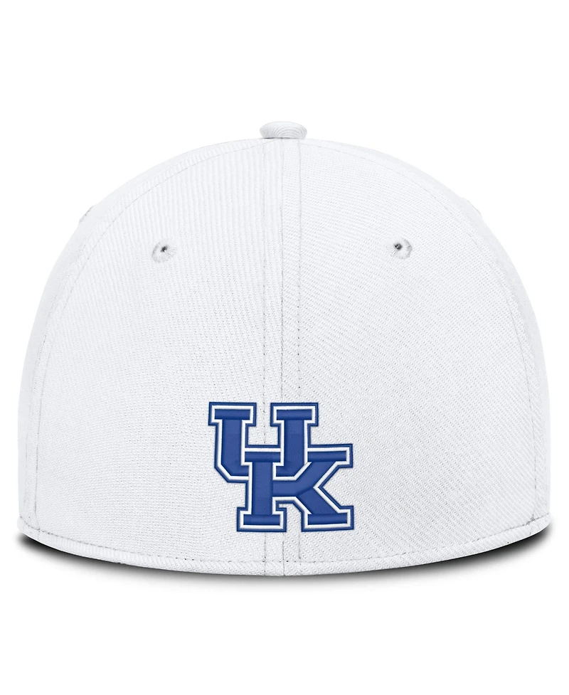 Nike Men's White Kentucky Wildcats Game Day Rise Swooshflex Hat