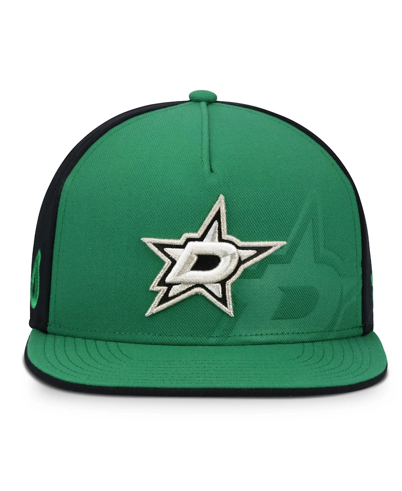 Fanatics Men's Green/Black Dallas Stars Snapback Hat