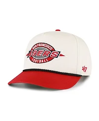 '47 Brand Men's Natural San Francisco 49ers Frame Out Two Tone Hitch Adjustable Hat