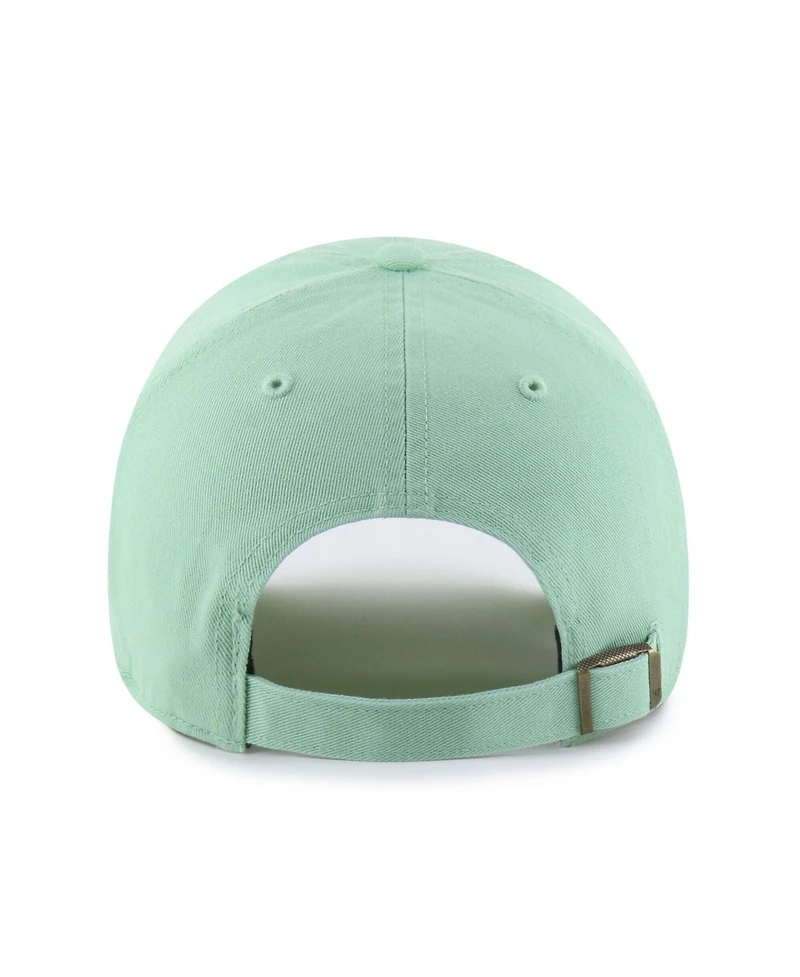 '47 Brand Women's Light Green Seattle Seahawks Base Runner Ballpark Clean Up Adjustable Hat