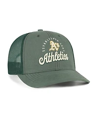 47 Brand Men's Green Athletics Pitstop Trucker Adjustable Hat