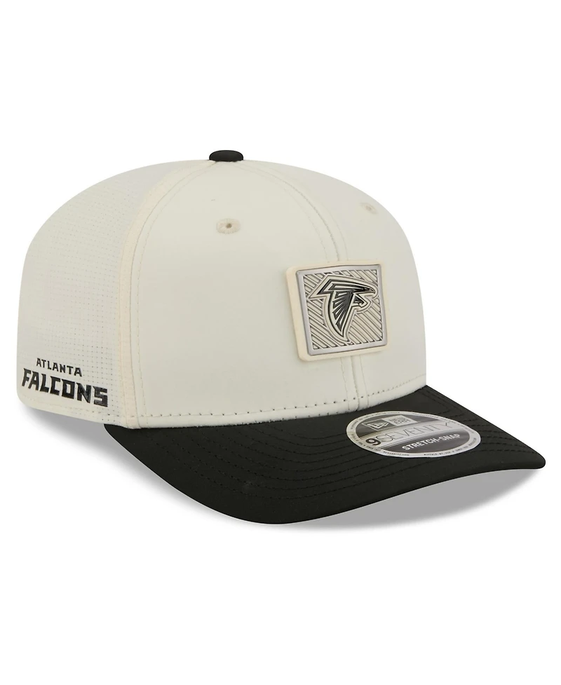 New Era Men's Cream/Black Atlanta Falcons 2026 Nfl Training Camp 9SEVENTY Adjustable Hat
