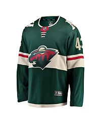 Fanatics Men's Quinn Hughes Green Minnesota Wild Home Breakaway Jersey