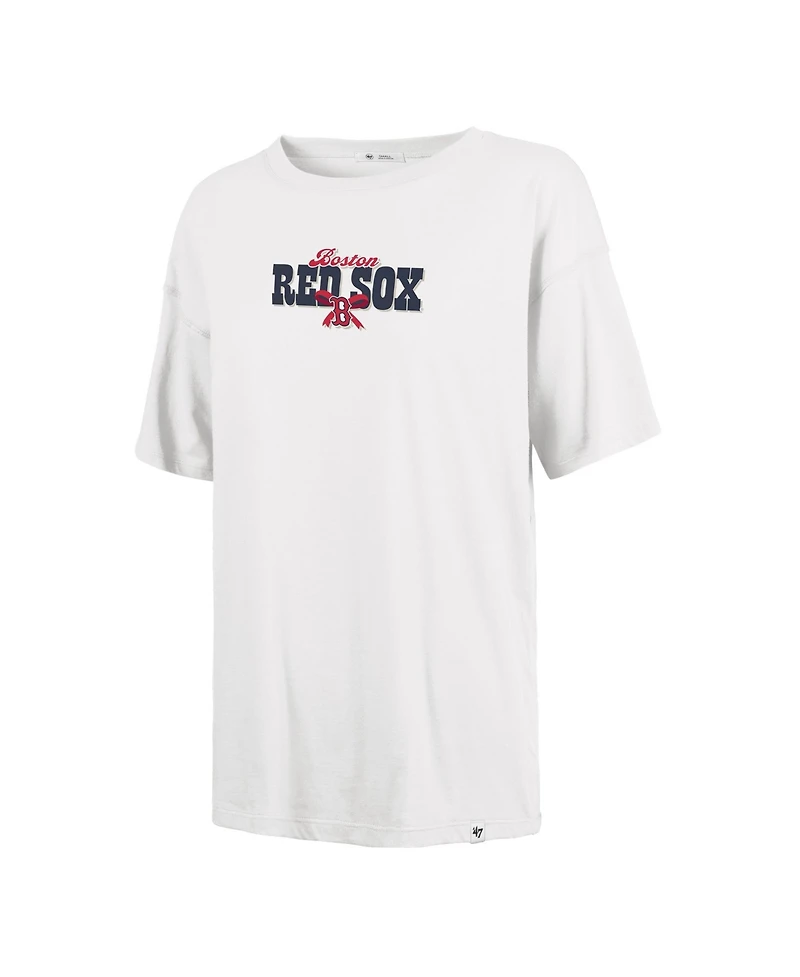 '47 Brand Women's Boston Red Sox Bow Banner Sadie T-Shirt