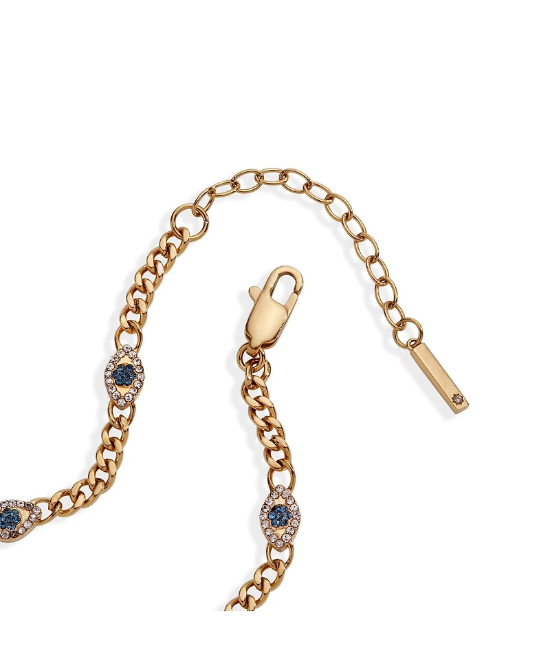 Alex and Ani Evil Eye Curb Chain Inline Bracelet