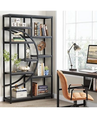 Tribesigns 5-Tier Industrial Bookshelf for Home Office