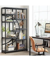 Tribesigns 5-Tier Industrial Bookshelf for Home Office