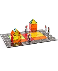 Hongge Road Building Tiles 56-Piece Construction Set, Ages 3+
