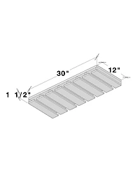 Boyel Living 30 Inch Ready to Assemble Kitchen Cabinet Solid Wood Frame Soft Close Slides Low Voc Uv Finish
