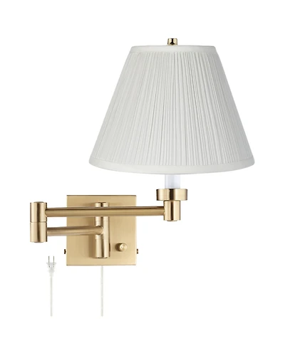 Barnes and Ivy Alta Plug-In Swing Arm Wall Lamp