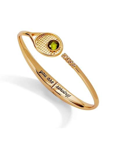 Alex and Ani Tennis Racket 'You Are Serving' Hinge Cuff Bracelet