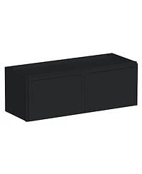 Boyel Living 33"x12" Double Door Short Wall Cabinet, Ready to Assemble Kitchen Cabinet with Solid Wood Frame, Soft-Close Slides and Hinge