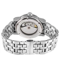 Gevril Men's Swiss Made Madison Swiss Automatic Silver Stainless Steel Bracelet Watch