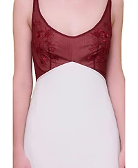 Pcfg Women's The Broderie Anglaise Edit Embroidered Floral Midi Dress
