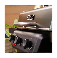Char-Broil Push-Button Ignition 3-Burner Gas Grill