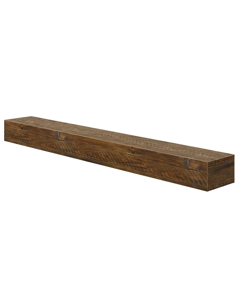 Plank+Beam 60 Inch Rustic Floating Shelf/Fire Beam