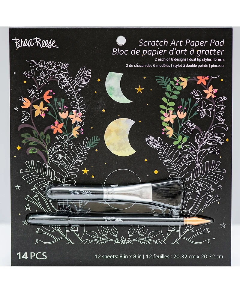 Brea Reese Scratch Art: Paper Pad